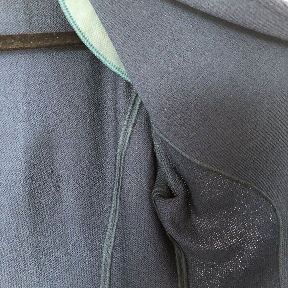 St John Collection Sweater Womens 10 Blue Santana Knit Cardigan Old Money NEW - Picture 14 of 16